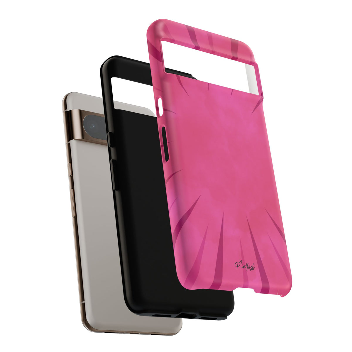 Pink Burst Tough Phone Case