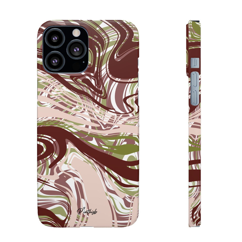 Abstract Marbled Snap Phone Case