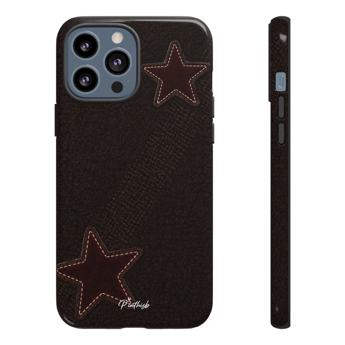 Rustic Stitched Star Phone Case