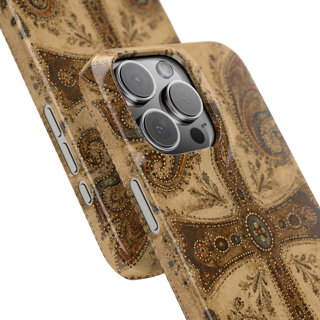 Cross Paisley Snap Case
