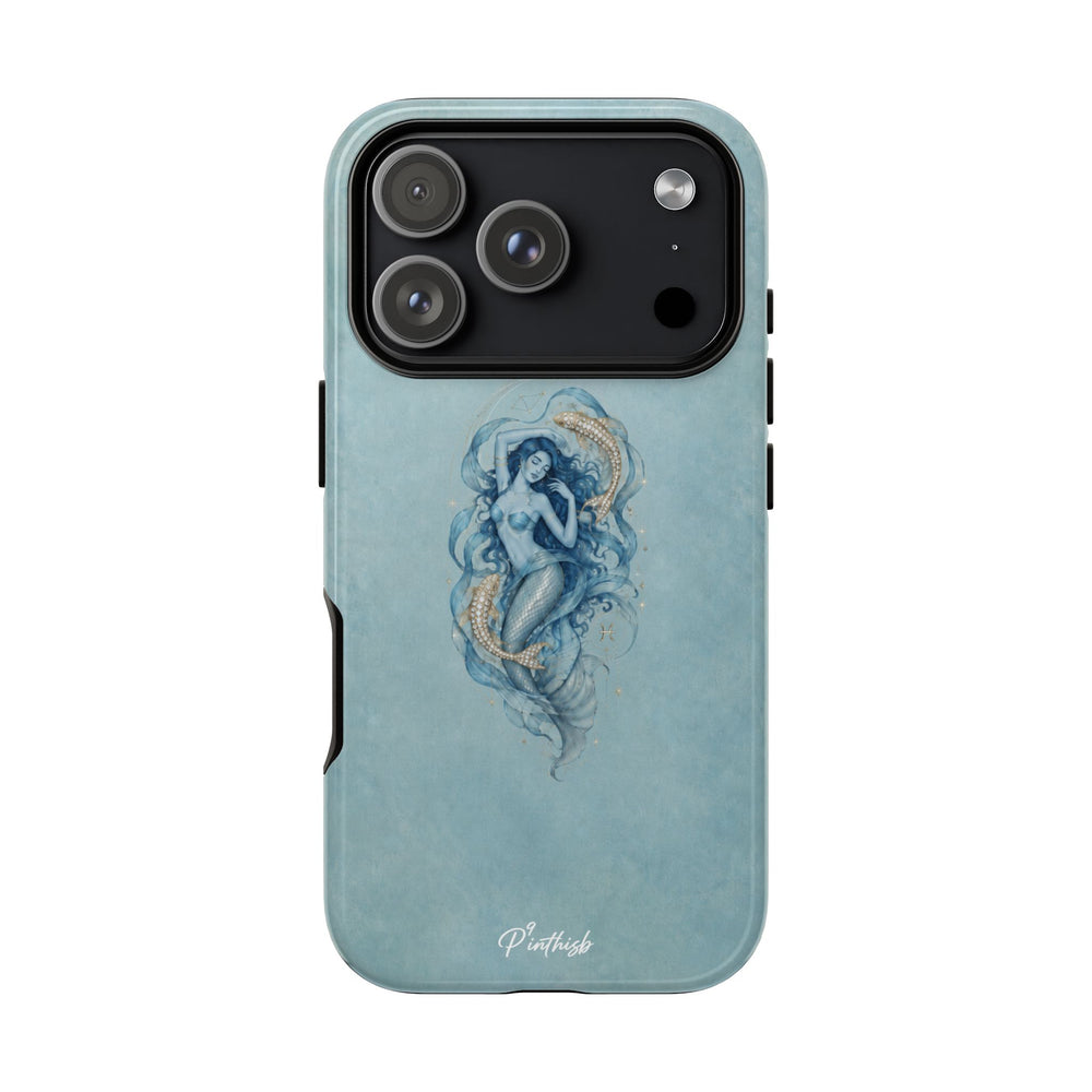 Pisces Zodiac Glitter Phone Case