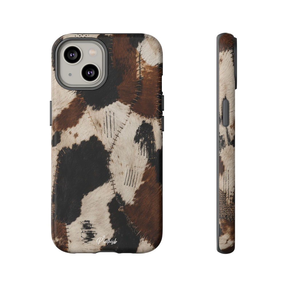 Brown & Black Animal Print Tough Case