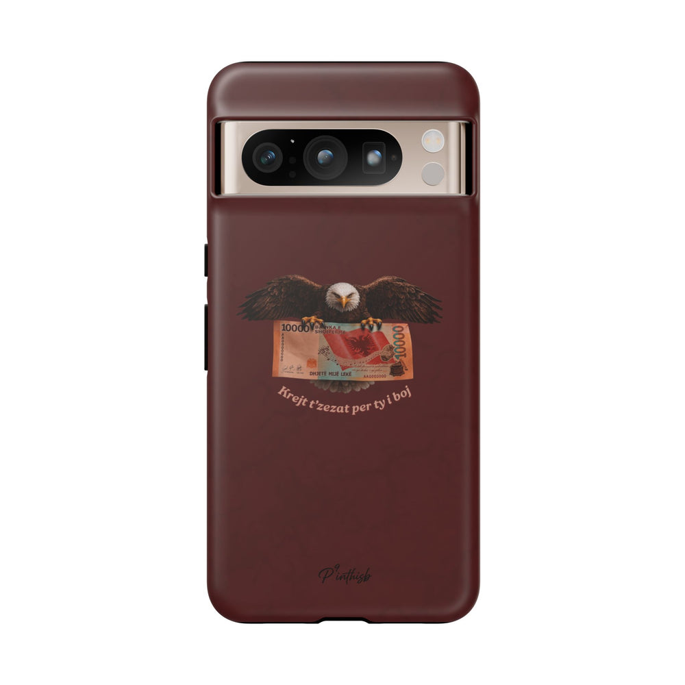 "Krejt t'zezat për ty i boj" Albanian Tough Phone Case