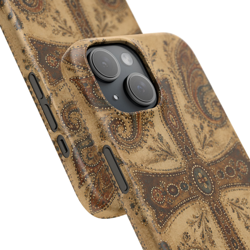 Cross Paisley Snap Case