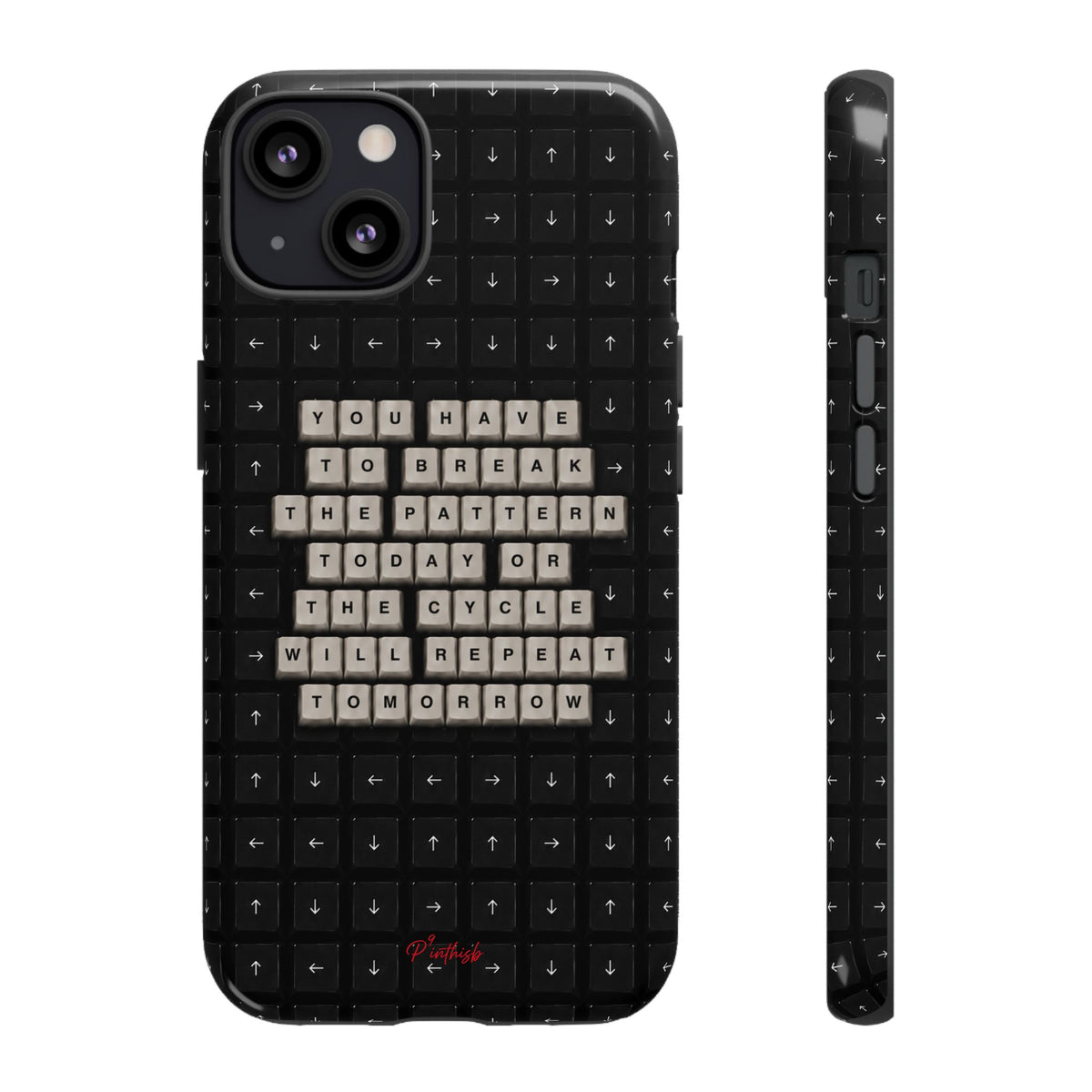 "Break the pattern" Keyboard Tough Case