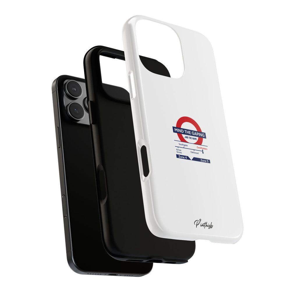 "Mind the Gaping" London Tube Parody Phone Case