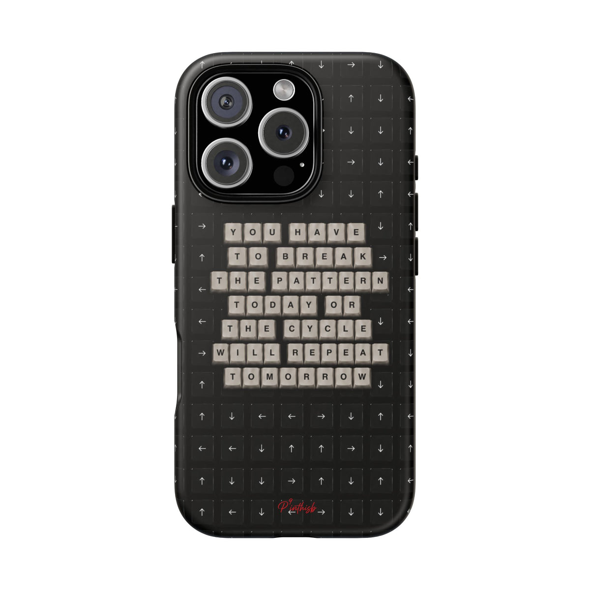 "Break the pattern" Keyboard Tough Case