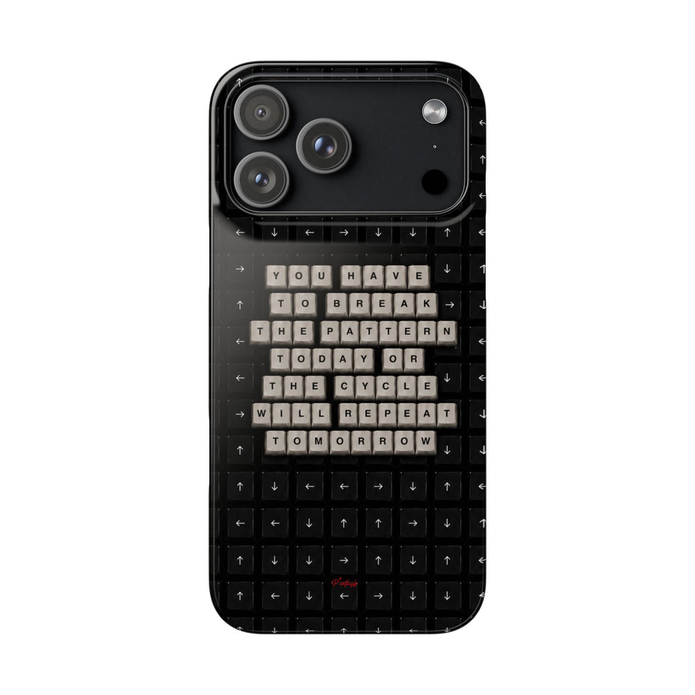 "Break the pattern" Keyboard Snap Case