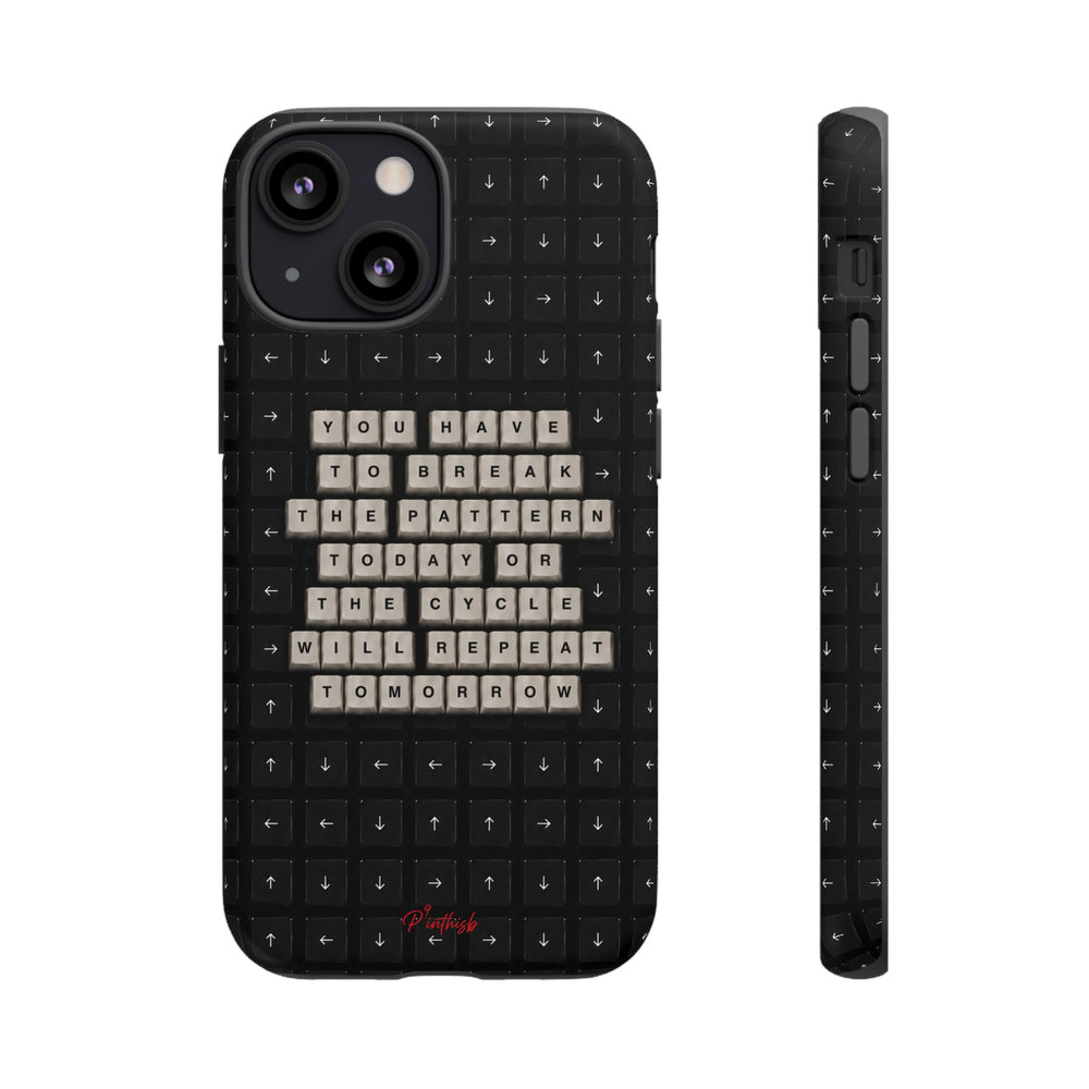 "Break the pattern" Keyboard Tough Case