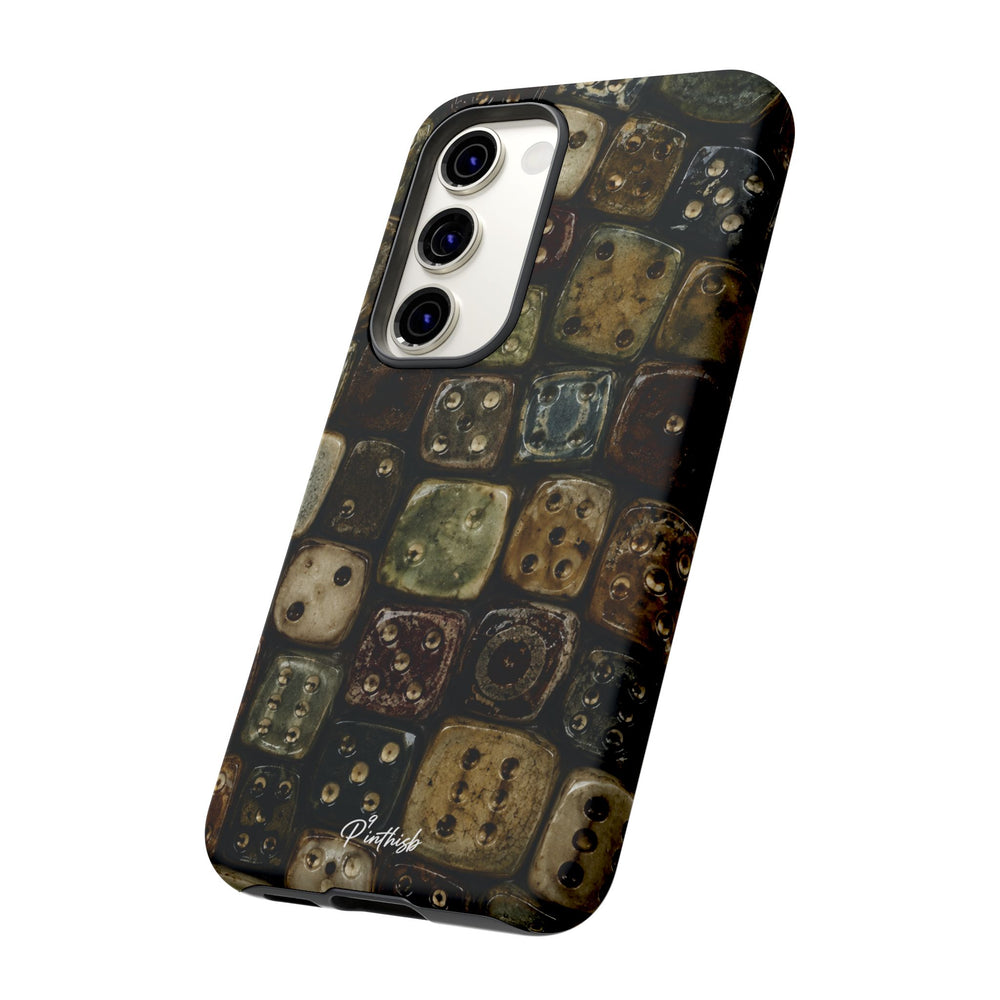 Vintage Dice Tile Phone Case