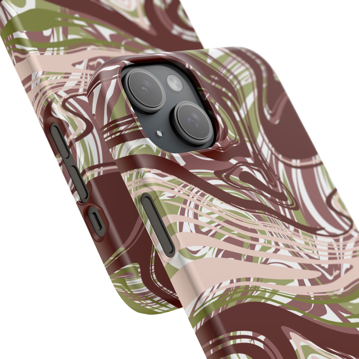 Abstract Marbled Snap Phone Case