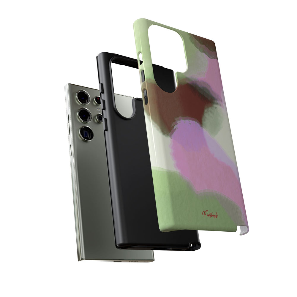 Abstract Pastel Camouflage Tough Phone Case