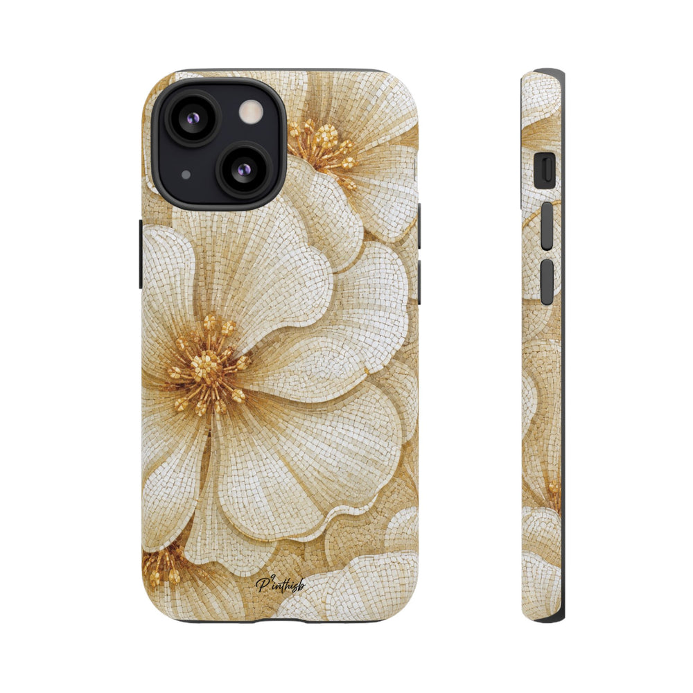 Floral Gold Bloom Tough Case
