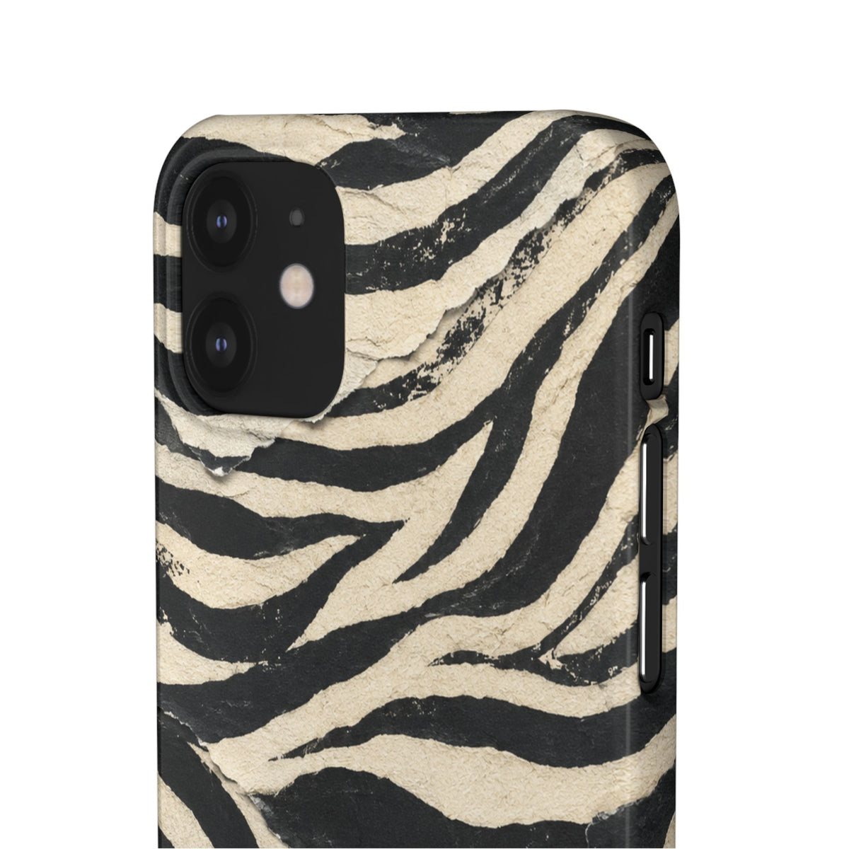 Wavy Peach & Mauve Snap Case