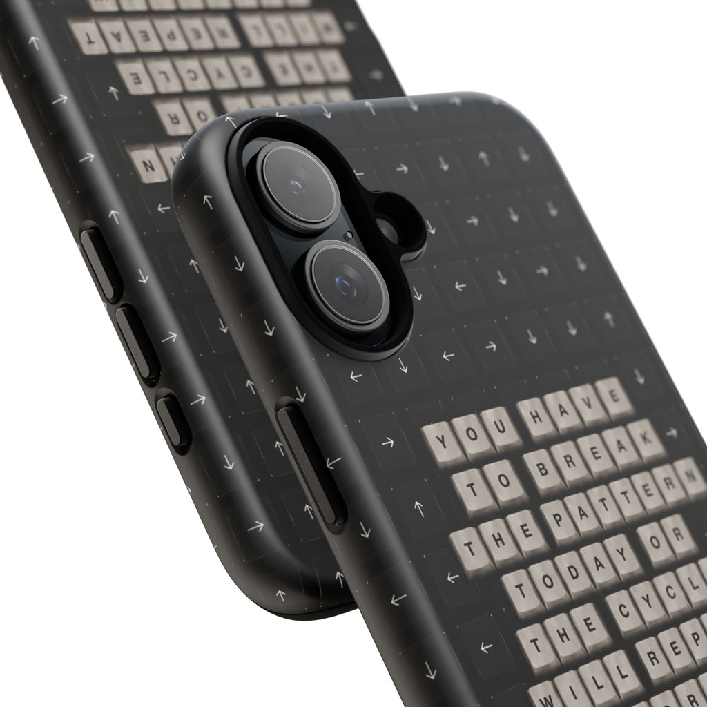 "Break the pattern" Keyboard Tough Case