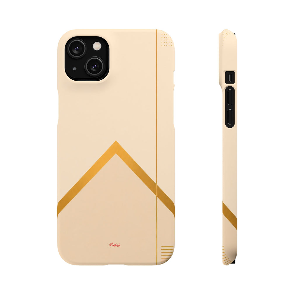 Gold Malboro Inspired Snap Phone Case