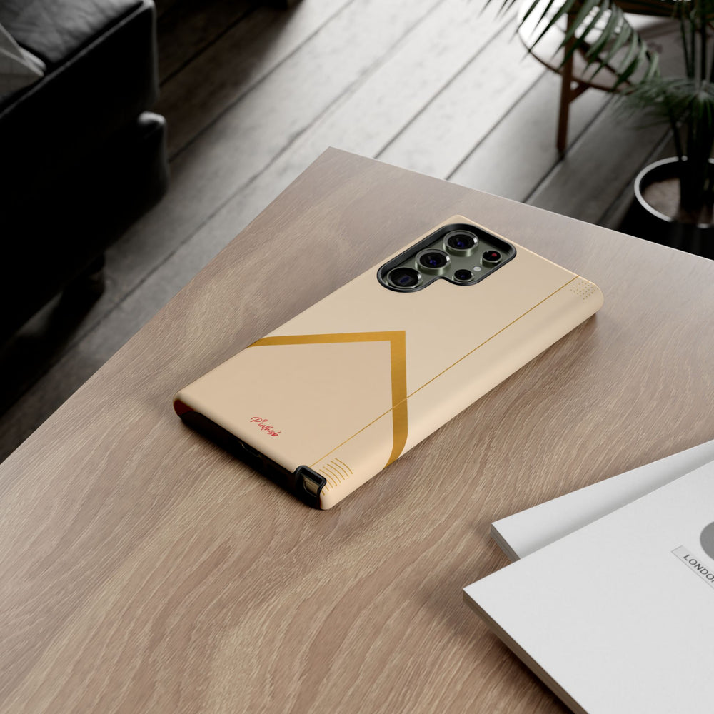 Gold Malboro Inspired Tough Phone Case