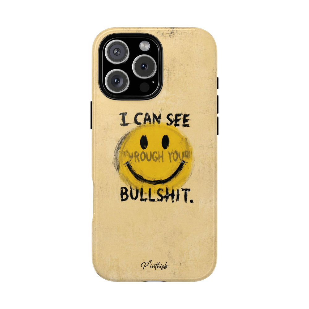 Smiley Anti-BS Tough Case