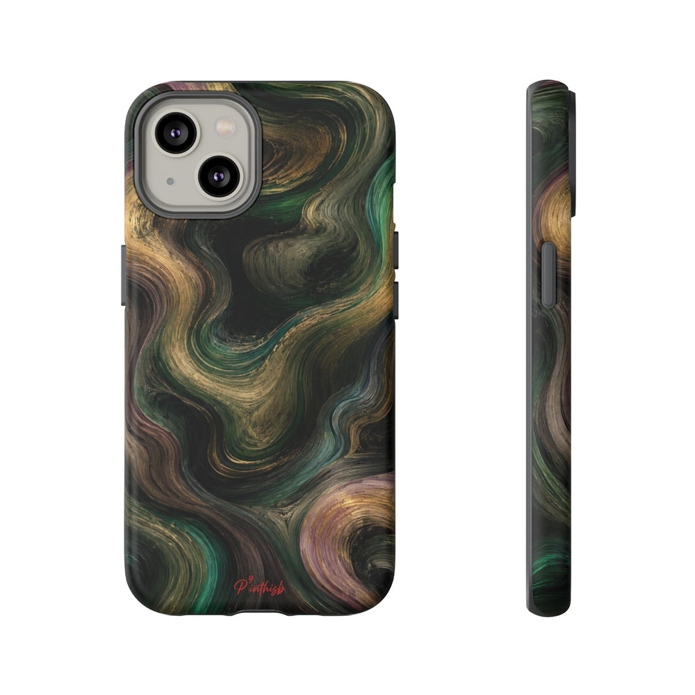 Marbled Forest Tough Phone Case