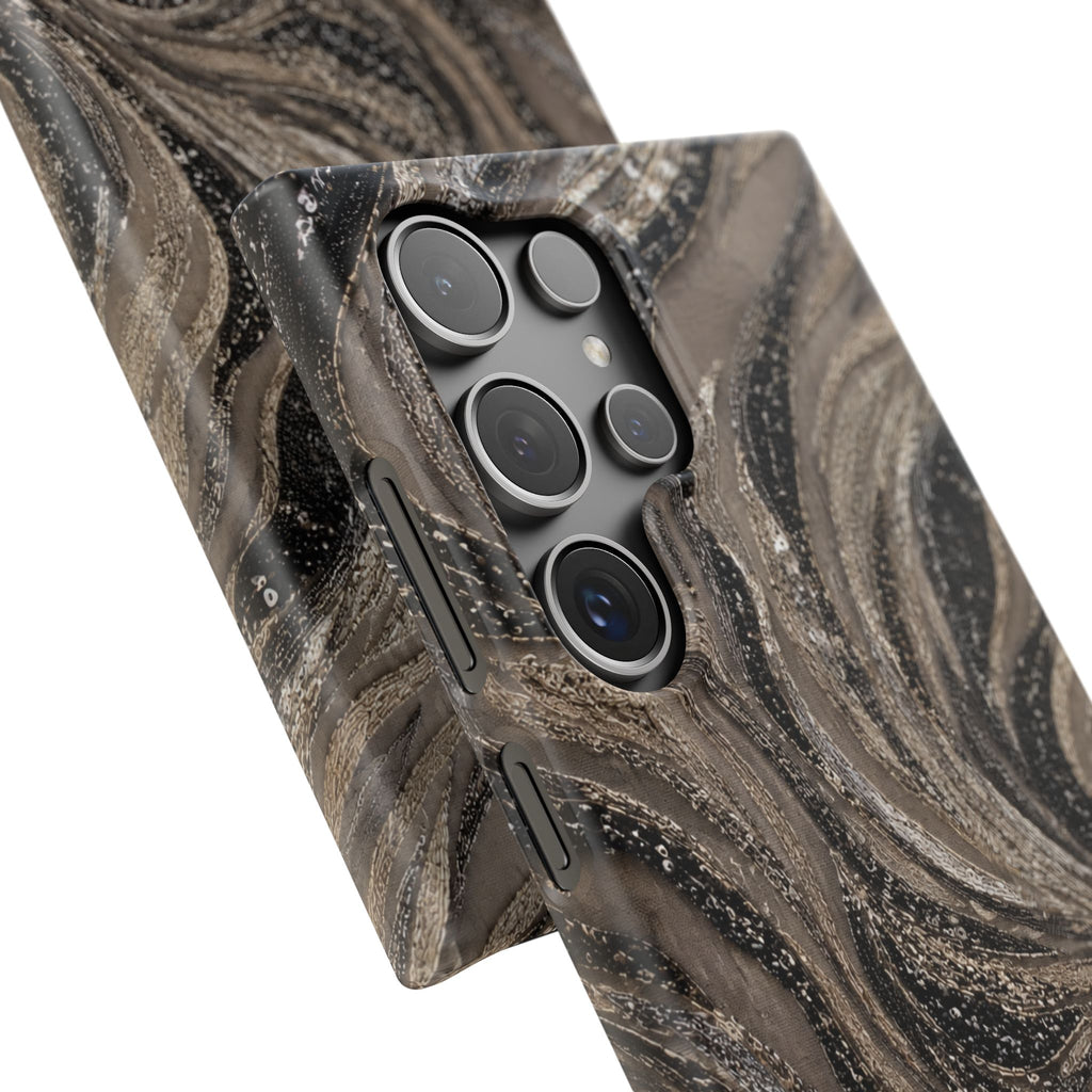 Neutral Swirl Protective Snap Case