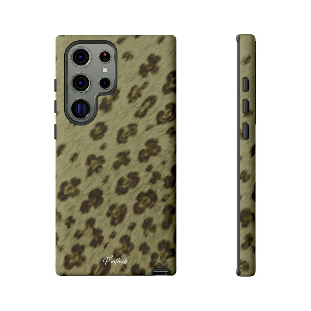 Olive Leopard Print Tough Case