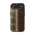 Plaid Lace Tough Phone Case
