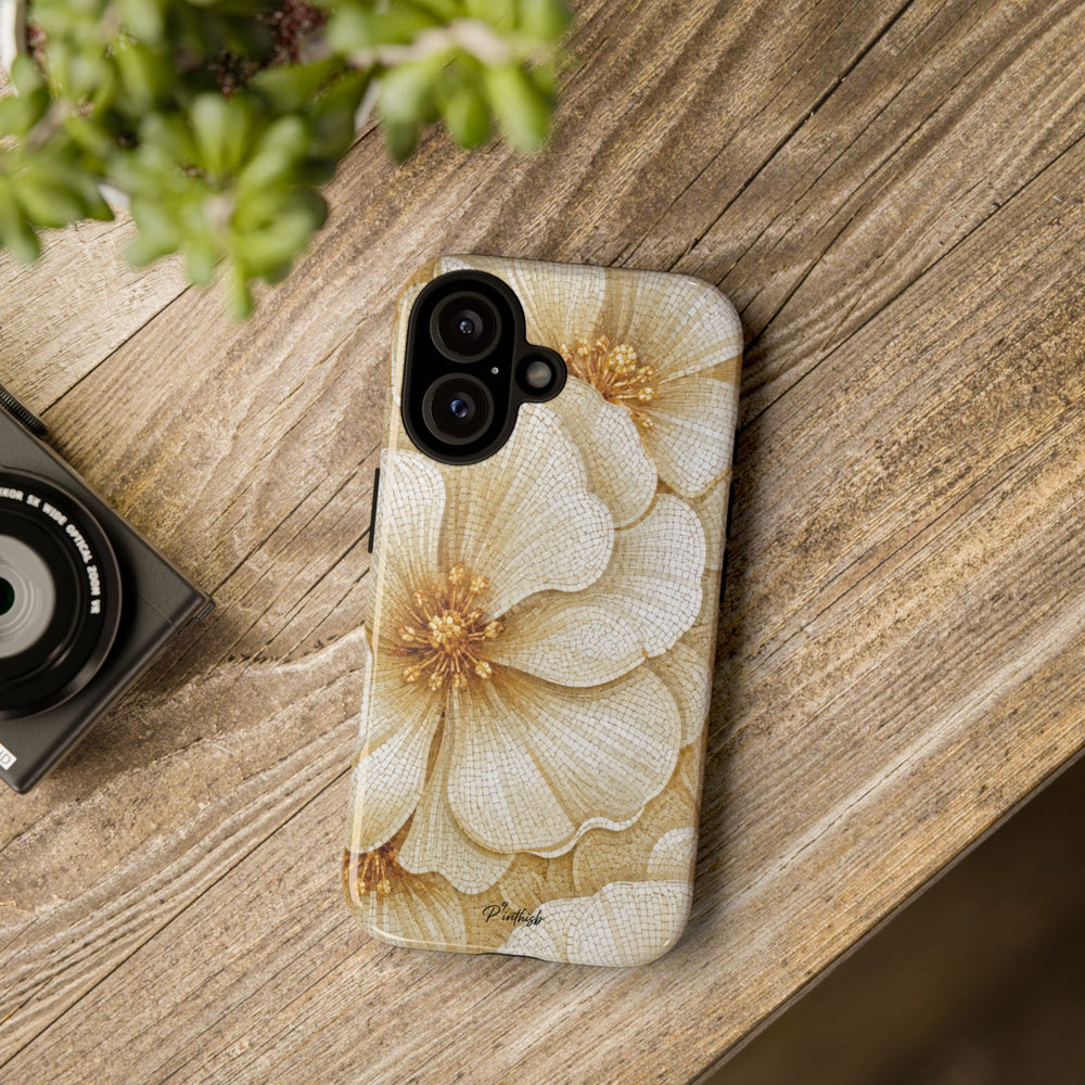 Floral Gold Bloom Tough Case