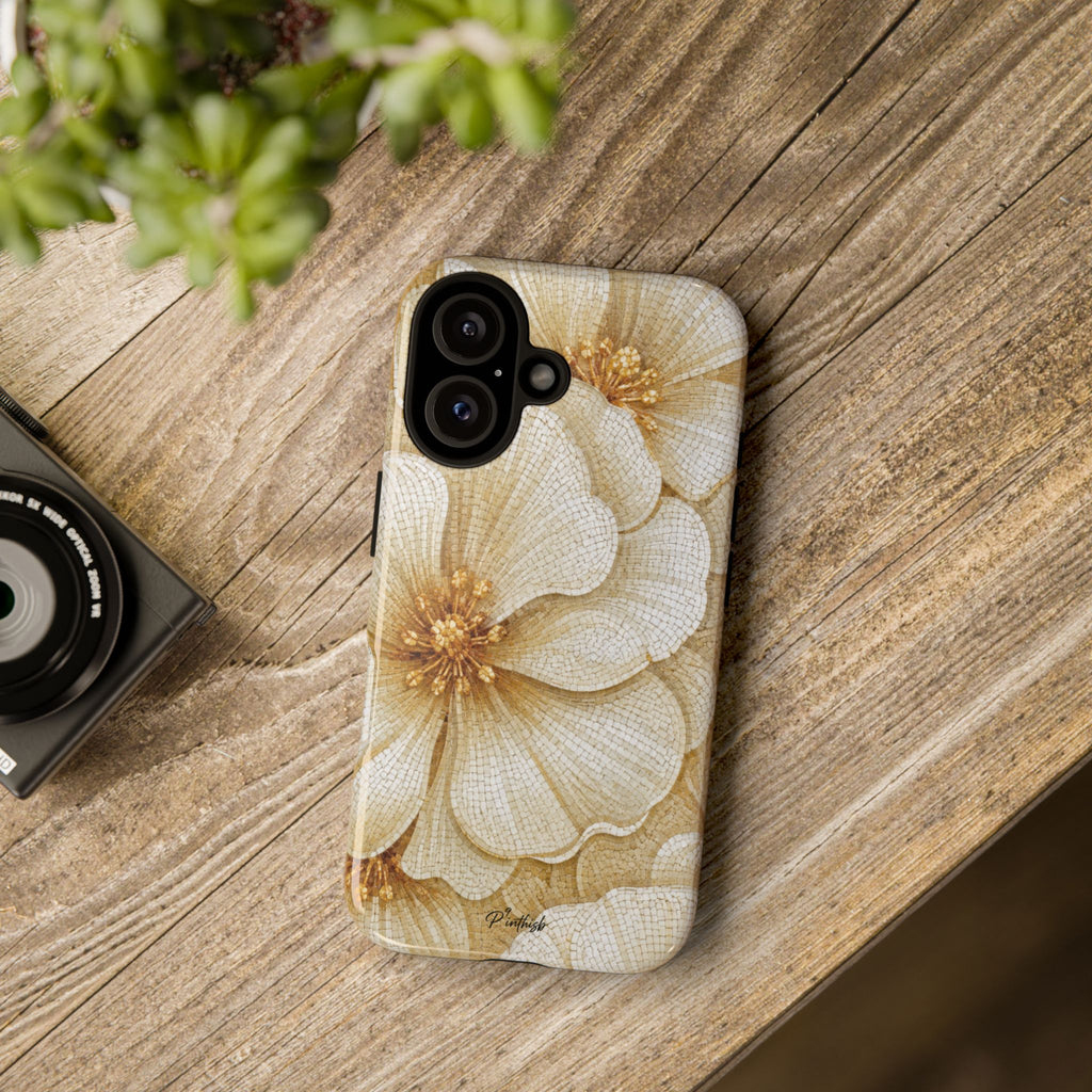 Floral Gold Bloom Tough Case