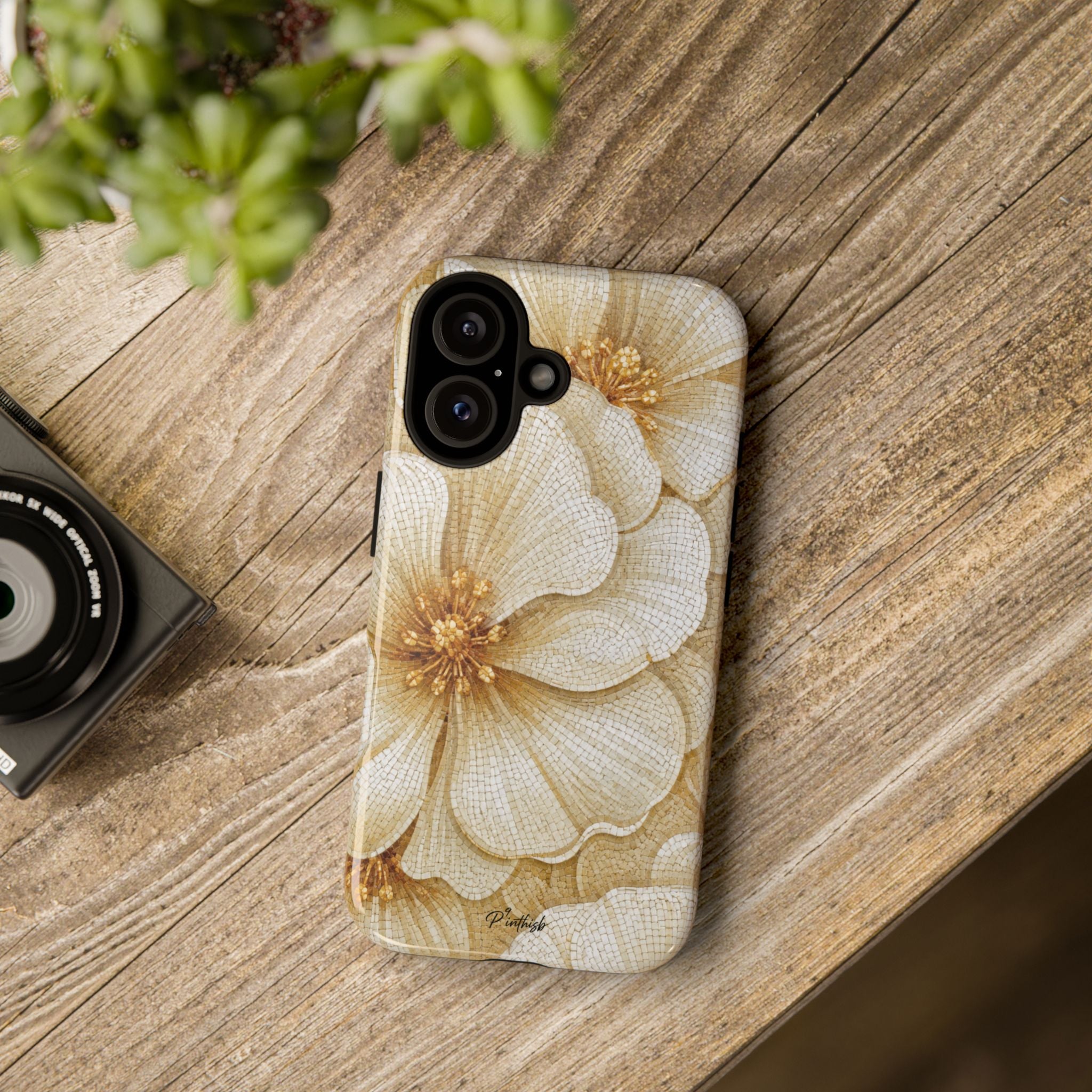 Floral Gold Bloom Tough Case