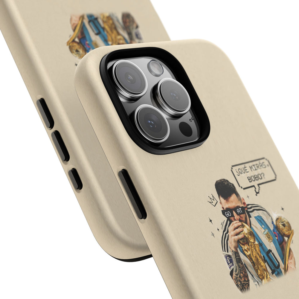 "G.O.A.T" Messi Tough Phone Case