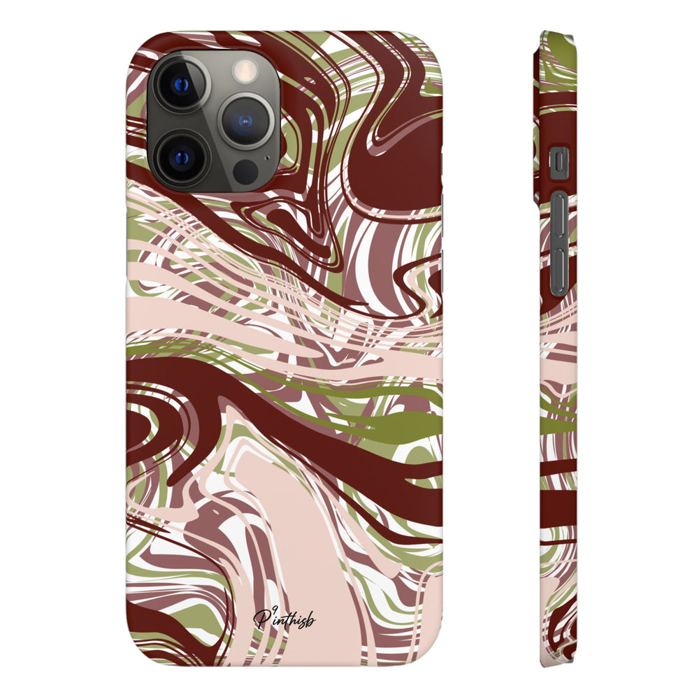 Abstract Marbled Snap Phone Case