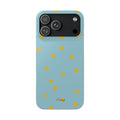 Blue & Yellow Polka Dot Snap Phone Case
