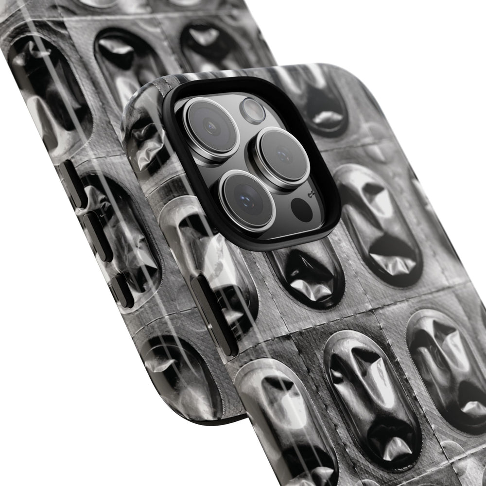 Metallic Mask Grid Tough Case