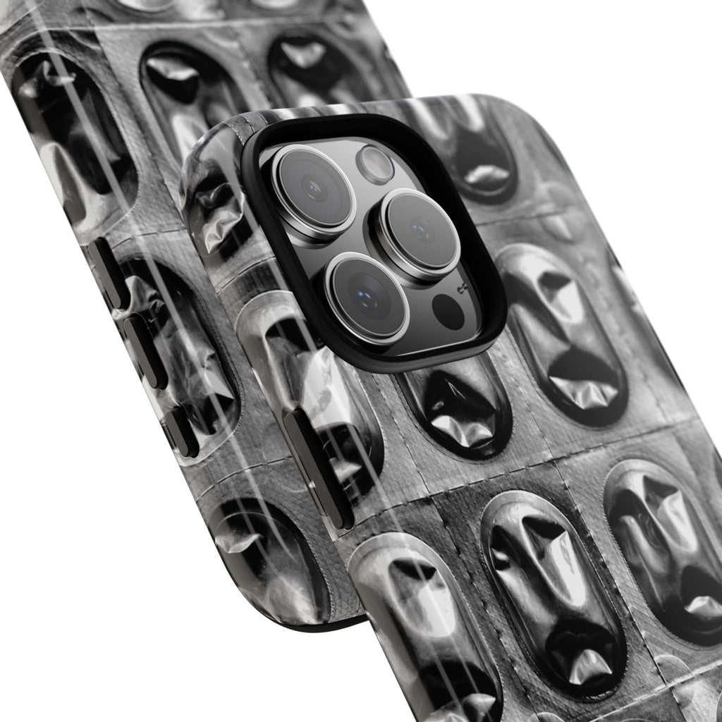 Metallic Mask Grid Tough Case