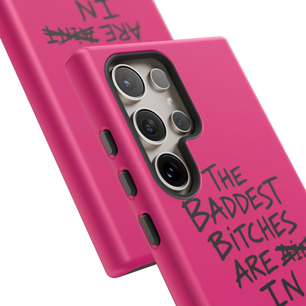 "The Baddest B*tches Are In Kukës" Hot Pink Case