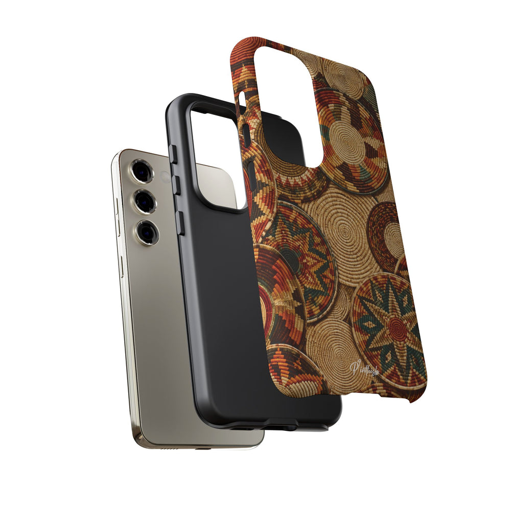 Bohemian Woven Basket Pattern Tough Case
