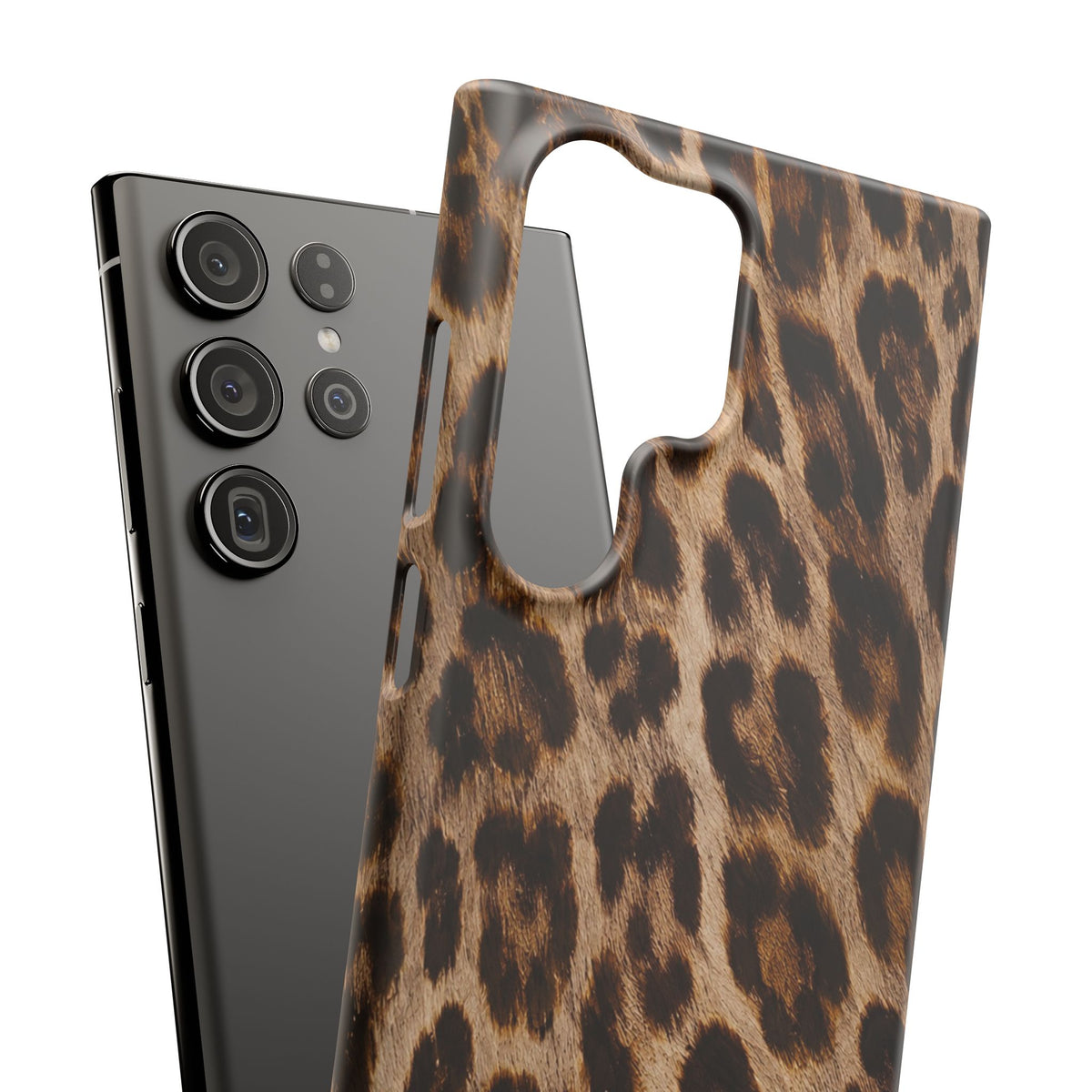 Leopard Print Snap Phone Case