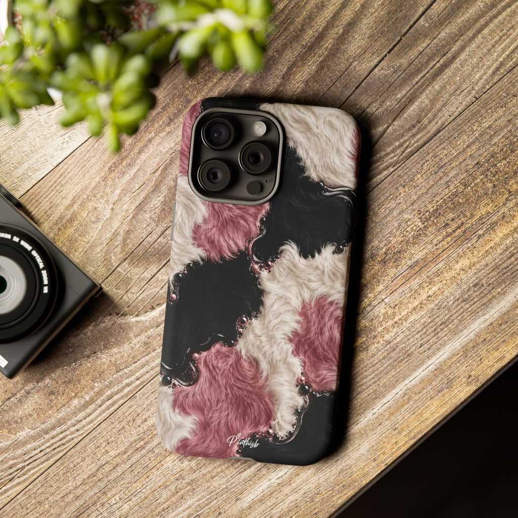 Cow Print Swirl Tough Case