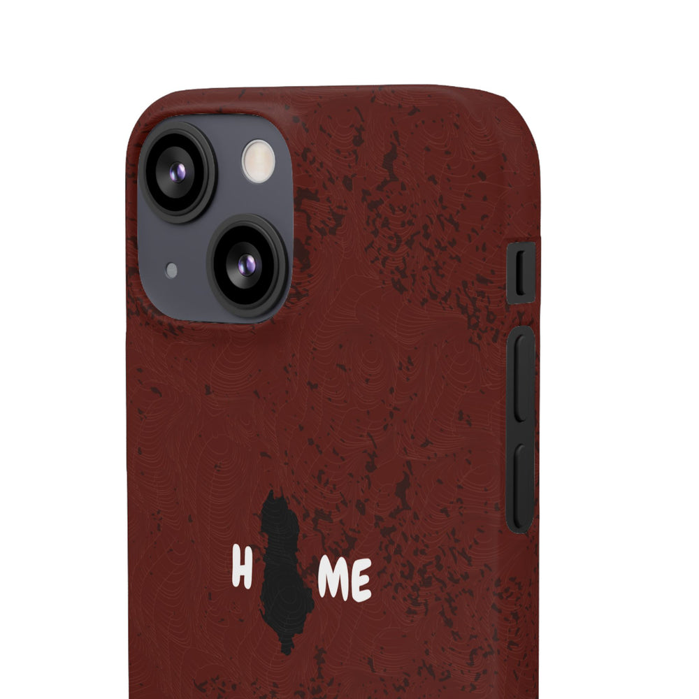 "HOME" Albania Snap Case
