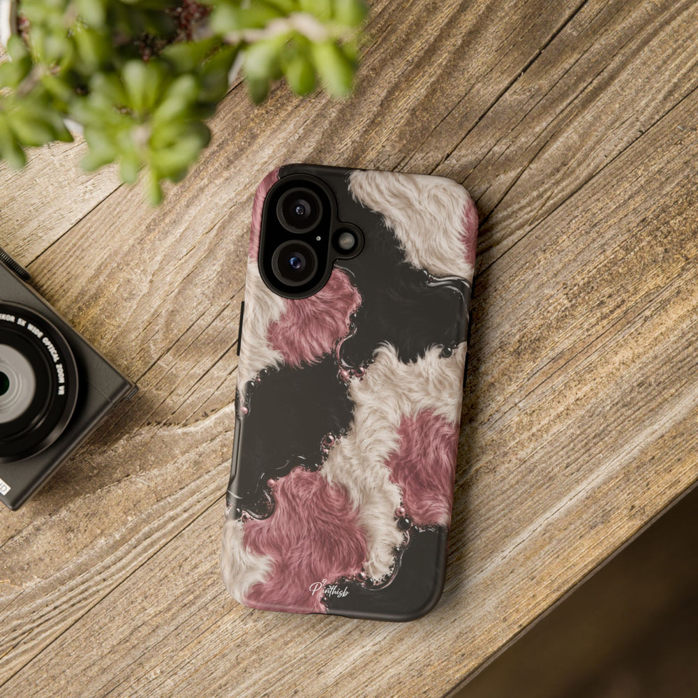 Cow Print Swirl Tough Case