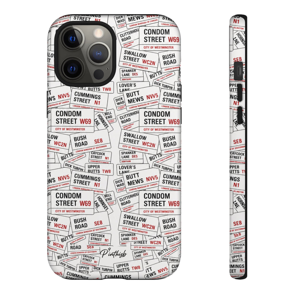 Cheeky London Street Signs Phone Case