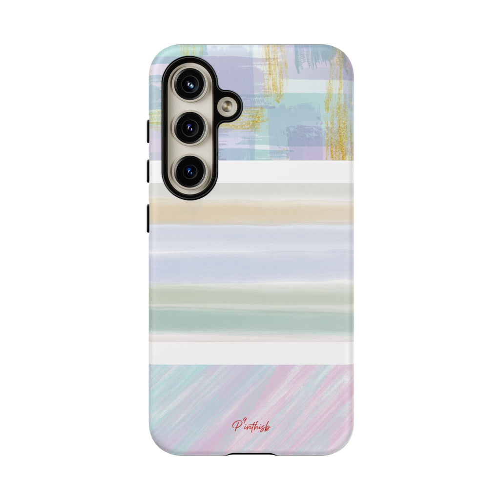 Pastel Stripe Tough Phone Case