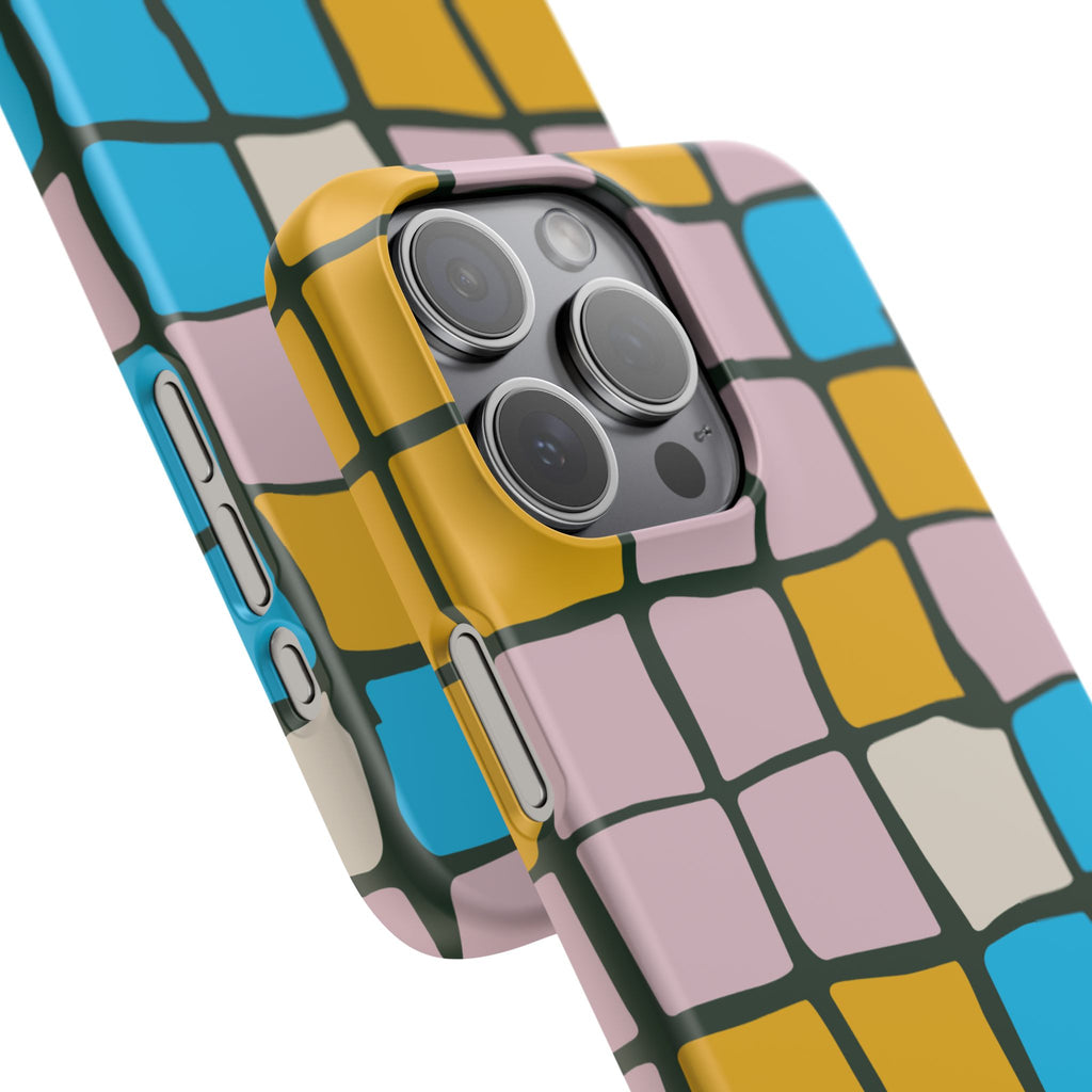 Color Grid Snap Phone Case