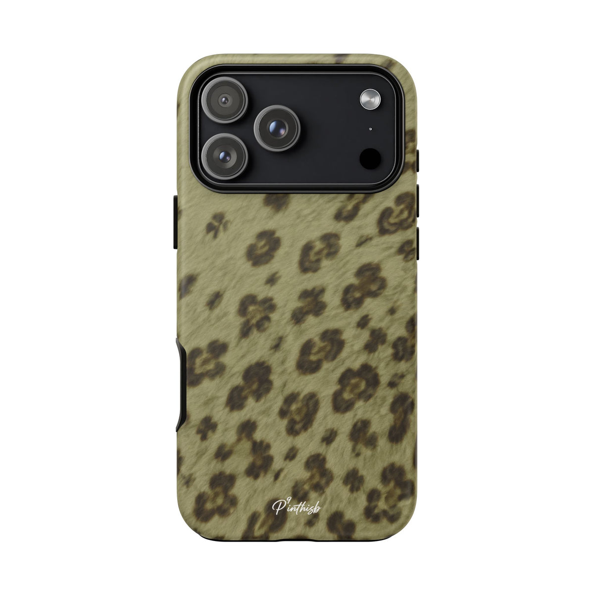Olive Leopard Print Tough Case