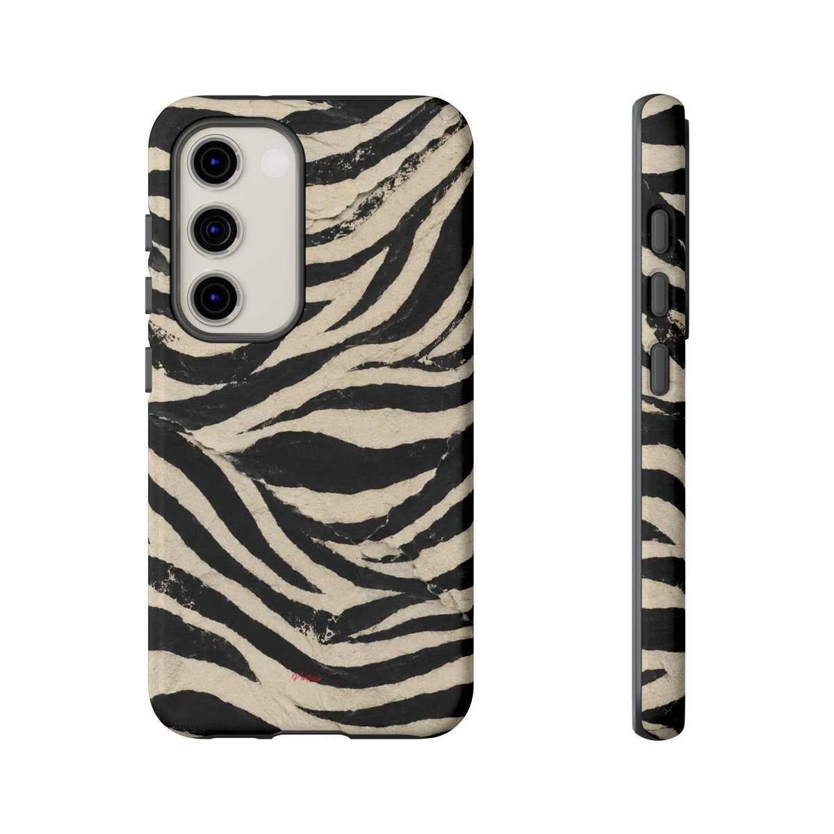 Wavy Peach & Mauve Tough Case