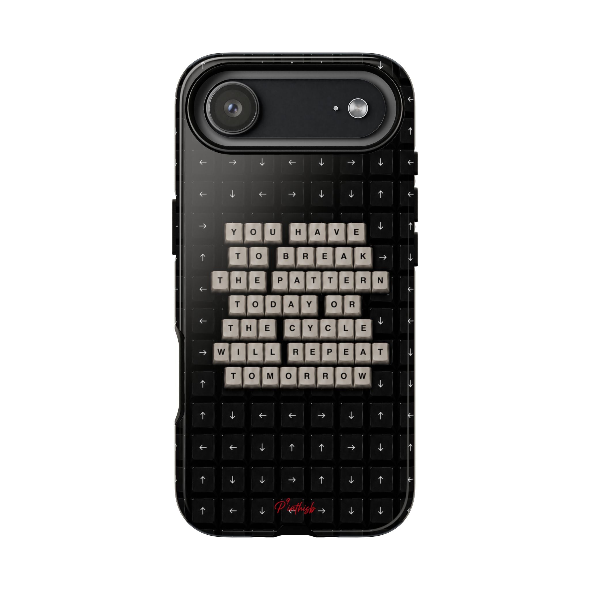 "Break the pattern" Keyboard Tough Case