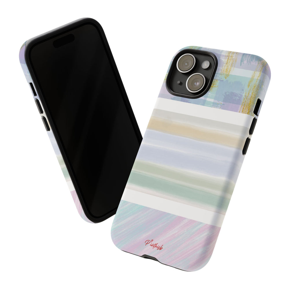 Pastel Stripe Tough Phone Case