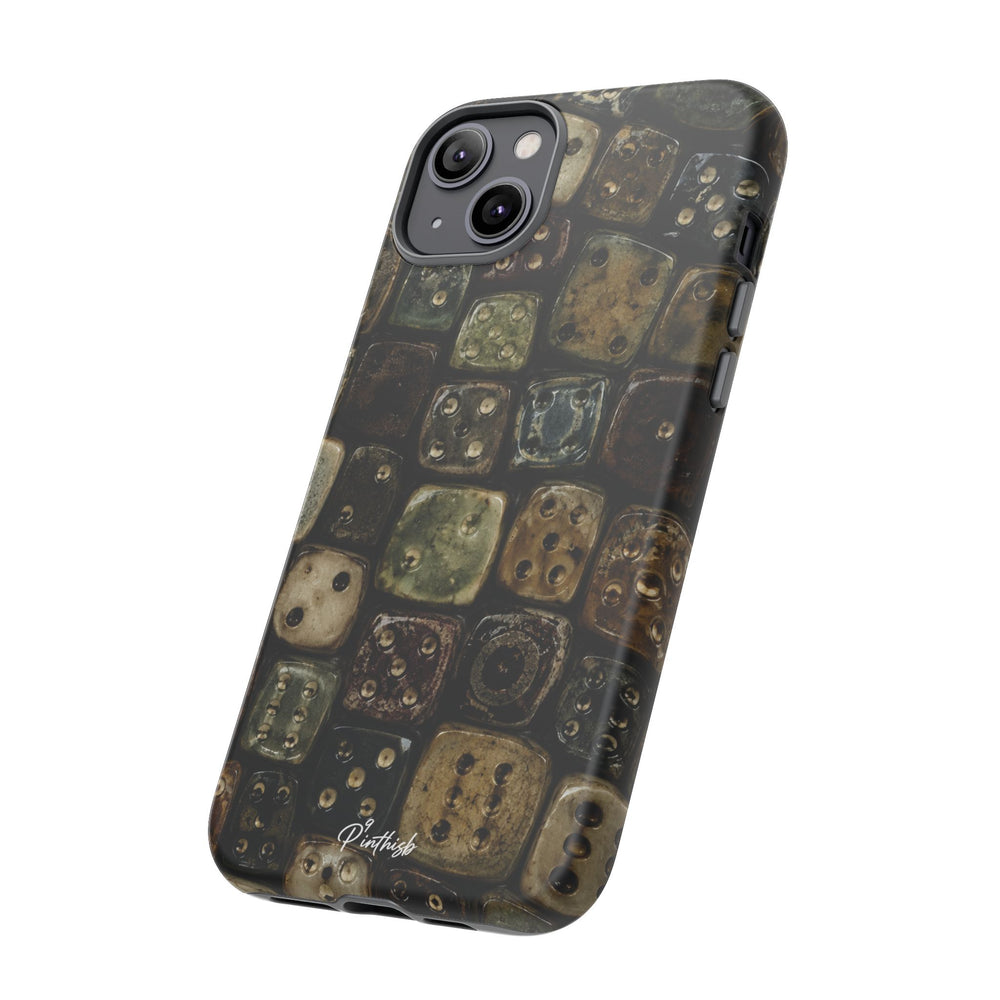 Vintage Dice Tile Phone Case