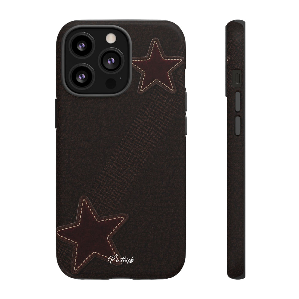 Rustic Stitched Star Phone Case