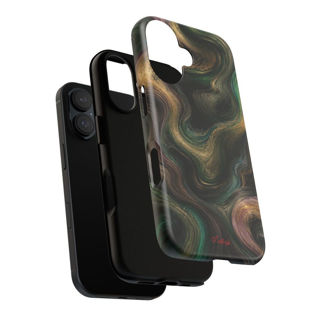 Marbled Forest Tough Phone Case